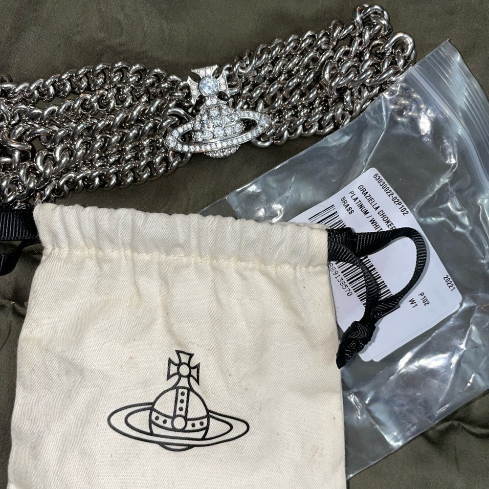 Vivienne Westwood Silver Graziella Choker